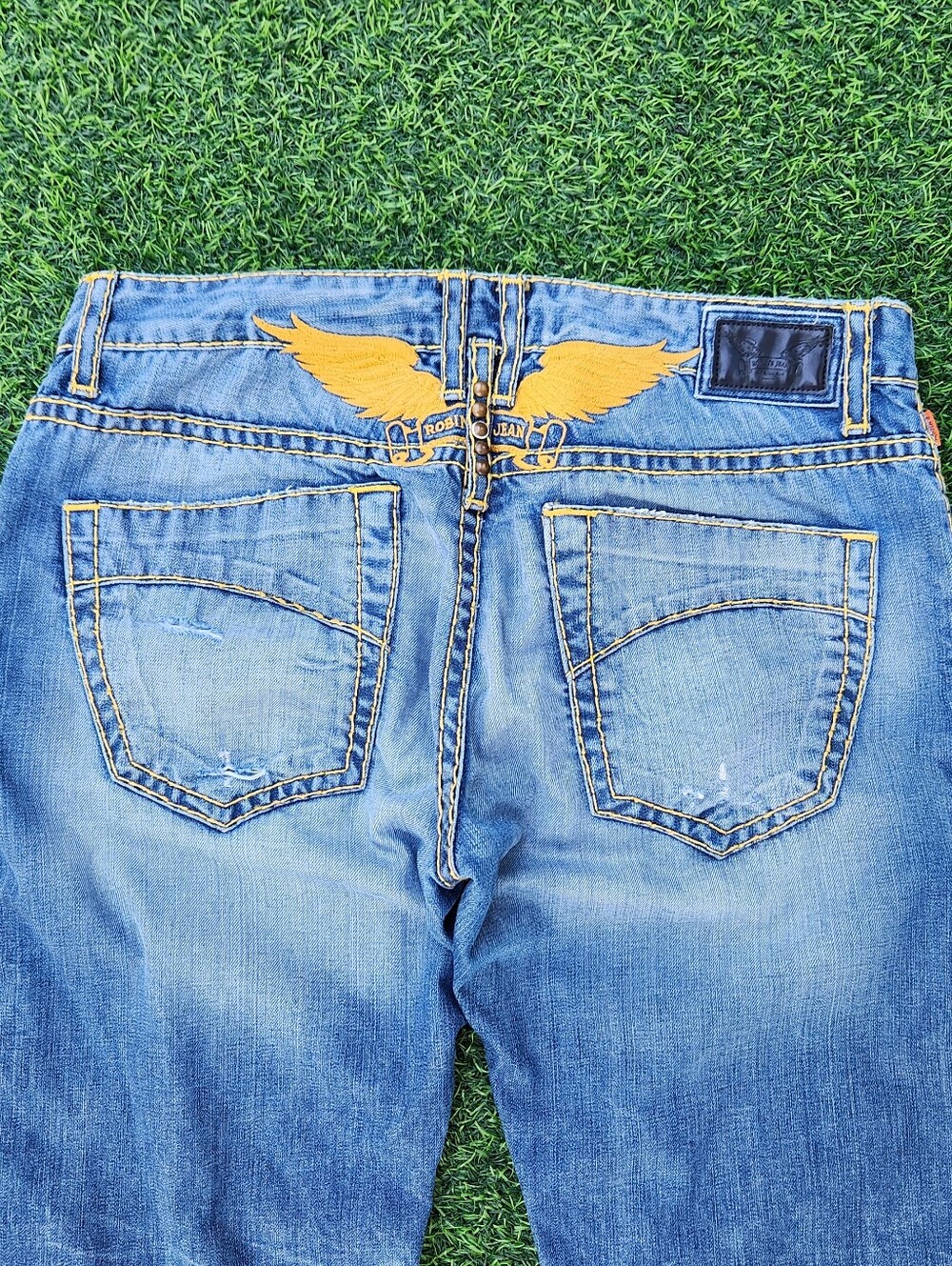 Mens denim Robin Jeans early 2000s SIZE 38